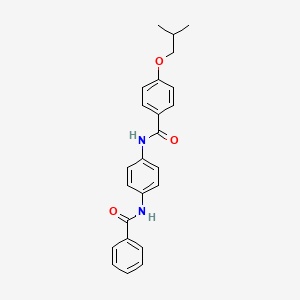 N-[4-(benzoylamino)phenyl]-4-isobutoxybenzamide