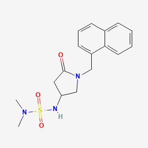 N,N-dimethyl-N'-[1-(1-naphthylmethyl)-5-oxo-3-pyrrolidinyl]sulfamide