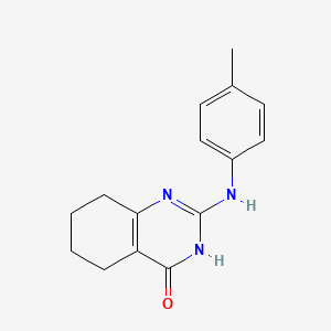 2-[(4-methylphenyl)amino]-5,6,7,8-tetrahydro-4(3H)-quinazolinone