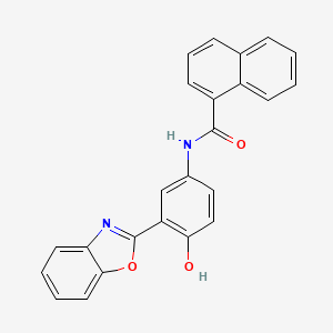 N-[3-(1,3-benzoxazol-2-yl)-4-hydroxyphenyl]-1-naphthamide