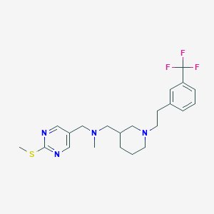 N-methyl-1-[2-(methylthio)-5-pyrimidinyl]-N-[(1-{2-[3-(trifluoromethyl)phenyl]ethyl}-3-piperidinyl)methyl]methanamine