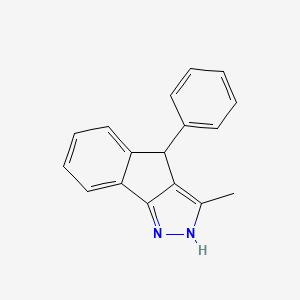 3-methyl-4-phenyl-2,4-dihydroindeno[1,2-c]pyrazole