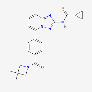 molecular formula C22H23N5O2 B610914 Solcitinib CAS No. 1206163-45-2