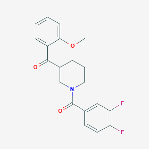 [1-(3,4-difluorobenzoyl)-3-piperidinyl](2-methoxyphenyl)methanone