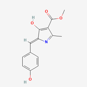 METHYL (5Z)-5-[(4-HYDROXYPHENYL)METHYLIDENE]-2-METHYL-4-OXO-4,5-DIHYDRO-1H-PYRROLE-3-CARBOXYLATE