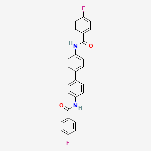 N,N'-4,4'-biphenyldiylbis(4-fluorobenzamide)