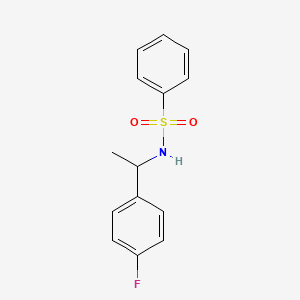 N-[1-(4-fluorophenyl)ethyl]benzenesulfonamide