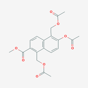 Methyl 6-acetyloxy-1,5-bis(acetyloxymethyl)naphthalene-2-carboxylate