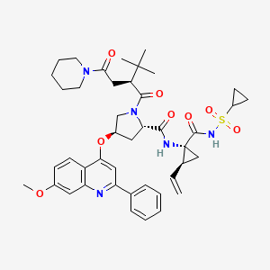 molecular formula C43H53N5O8S B610927 Sovaprevir CAS No. 1001667-23-7