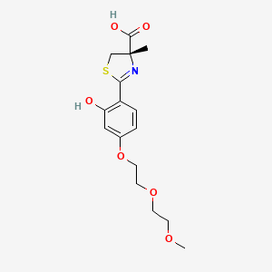 molecular formula C16H21NO6S B610930 Unii-wbx54NZ436 CAS No. 911714-45-9