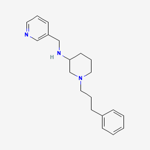 1-(3-phenylpropyl)-N-(pyridin-3-ylmethyl)piperidin-3-amine