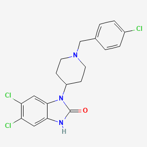 molecular formula C19H18Cl3N3O B610967 SR-17018 CAS No. 2134602-45-0