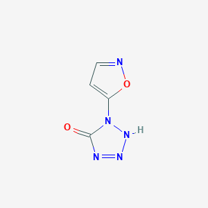 B061097 1-(1,2-oxazol-5-yl)-2H-tetrazol-5-one CAS No. 175904-78-6