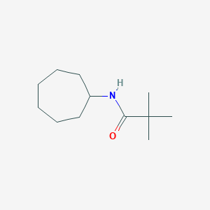 N-cycloheptyl-2,2-dimethylpropanamide