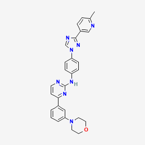 molecular formula C28H26N8O B610974 SR-3306 CAS No. 1128096-91-2