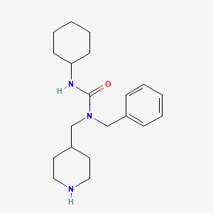 molecular formula C20H31N3O B610986 1-Benzyl-3-cyclohexyl-1-(piperidin-4-ylmethyl)urea CAS No. 1629138-41-5