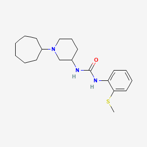 N-(1-cycloheptyl-3-piperidinyl)-N'-[2-(methylthio)phenyl]urea