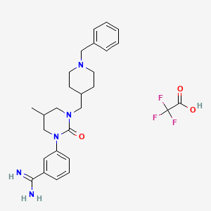 molecular formula C29H35F6N5O5 B610992 Sri 31215 (tfa) CAS No. 1832686-44-8