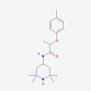 2-(4-methylphenoxy)-N-(2,2,6,6-tetramethylpiperidin-4-yl)propanamide