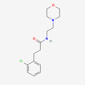 3-(2-chlorophenyl)-N-[2-(morpholin-4-yl)ethyl]propanamide