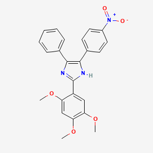 5-(4-nitrophenyl)-4-phenyl-2-(2,4,5-trimethoxyphenyl)-1H-imidazole