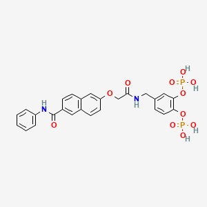 molecular formula C26H24N2O11P2 B611026 Stafib-1 CAS No. 1688703-26-5