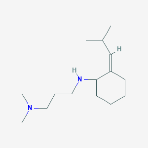 N',N'-dimethyl-N-[(2Z)-2-(2-methylpropylidene)cyclohexyl]propane-1,3-diamine