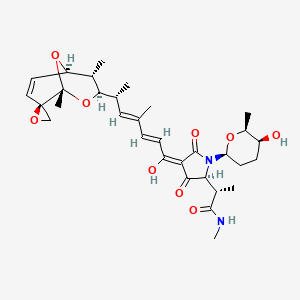 molecular formula C32H44N2O9 B611037 Streptolydigin CAS No. 7229-50-7