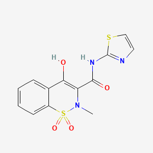 molecular formula C13H11N3O4S2 B611048 Sudoxicam CAS No. 34042-85-8