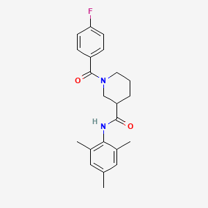 1-(4-fluorobenzoyl)-N-mesityl-3-piperidinecarboxamide