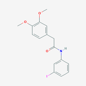 2-(3,4-dimethoxyphenyl)-N-(3-iodophenyl)acetamide