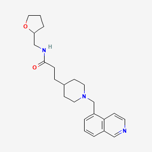 3-[1-(5-isoquinolinylmethyl)-4-piperidinyl]-N-(tetrahydro-2-furanylmethyl)propanamide