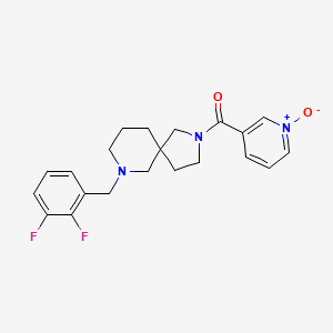 7-(2,3-difluorobenzyl)-2-[(1-oxido-3-pyridinyl)carbonyl]-2,7-diazaspiro[4.5]decane