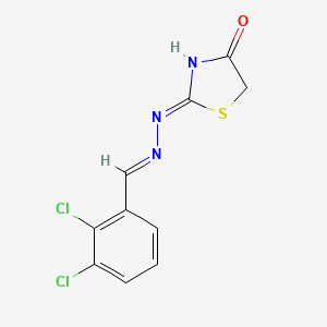 molecular formula C10H7Cl2N3OS B6111229 2,3-dichlorobenzaldehyde (4-oxo-1,3-thiazolidin-2-ylidene)hydrazone 