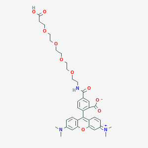 molecular formula C36H43N3O10 B611140 TAMRA-PEG4-酸 CAS No. 1909223-02-4