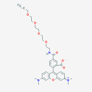 molecular formula C36H41N3O8 B611141 TAMRA-PEG4-炔烃 CAS No. 1225057-68-0