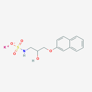 potassium [2-hydroxy-3-(2-naphthyloxy)propyl]sulfamate