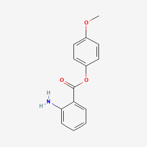 molecular formula C14H13NO3 B6111475 4-methoxyphenyl 2-aminobenzoate 