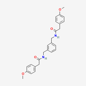 N,N'-[1,3-phenylenebis(methylene)]bis[2-(4-methoxyphenyl)acetamide]