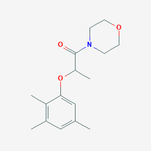 molecular formula C16H23NO3 B6111532 4-[2-(2,3,5-trimethylphenoxy)propanoyl]morpholine 