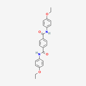 molecular formula C24H24N2O4 B6111594 N,N'-bis(4-ethoxyphenyl)terephthalamide 