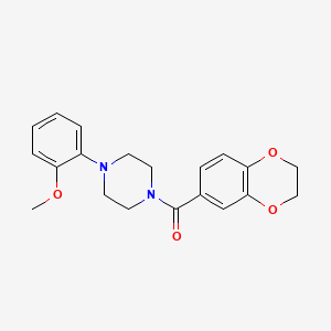 1-(2,3-dihydro-1,4-benzodioxin-6-ylcarbonyl)-4-(2-methoxyphenyl)piperazine