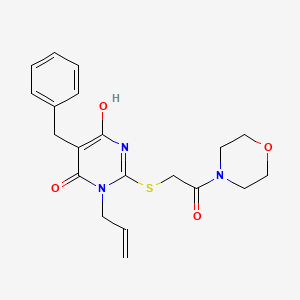 3-allyl-5-benzyl-6-hydroxy-2-{[2-(4-morpholinyl)-2-oxoethyl]thio}-4(3H)-pyrimidinone