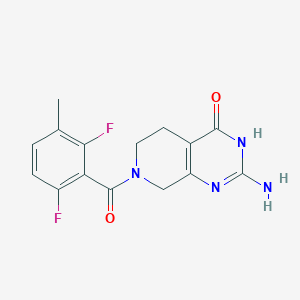 2-amino-7-(2,6-difluoro-3-methylbenzoyl)-5,6,7,8-tetrahydropyrido[3,4-d]pyrimidin-4(3H)-one