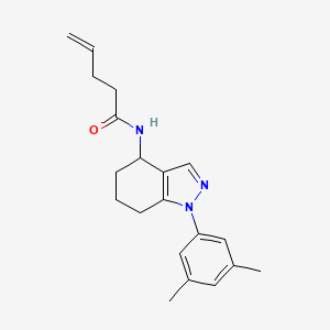 N-[1-(3,5-dimethylphenyl)-4,5,6,7-tetrahydro-1H-indazol-4-yl]-4-pentenamide