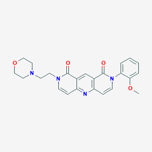 2-(2-methoxyphenyl)-8-[2-(4-morpholinyl)ethyl]pyrido[4,3-b]-1,6-naphthyridine-1,9(2H,8H)-dione