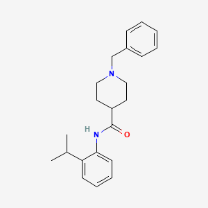 1-benzyl-N-(2-isopropylphenyl)-4-piperidinecarboxamide