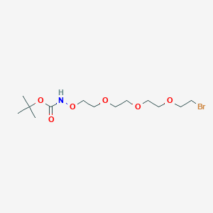 molecular formula C13H26BrNO6 B611192 t-Boc-Aminooxy-PEG3-bromide CAS No. 918132-15-7