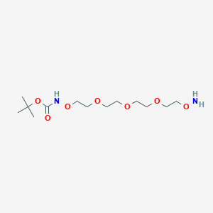 molecular formula C13H28N2O7 B611193 t-Boc-Aminooxy-PEG3-oxyamine CAS No. 2062663-66-3