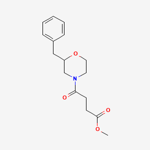 methyl 4-(2-benzyl-4-morpholinyl)-4-oxobutanoate